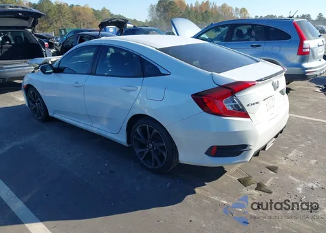 2020 Honda Civic Sport from USA, damaged, VIN 2HGFC2F84L8572197